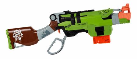 Nerf Zombie Zumbi Slingfire Lança Dardo filho toma susto brincando