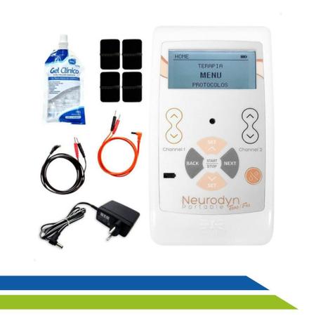 Neurodyn Portátil TENS / FES 2 Canais - Ibramed Imagem de Neurodyn Portátil TENS / FES 2 Canais - Ibramed