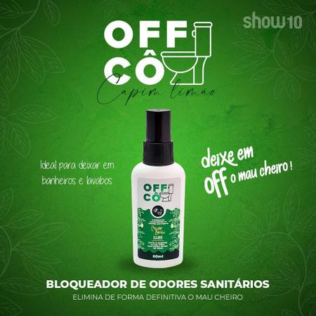 Imagem de Neutralizador Bloqueador Odores Sanitários Capim Limão 60Ml