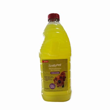 Imagem de Neutralizador Odor Citronela 2 Litros Xixi Cão Gato Pet Limpador Diário Pet Shop Canil - Envio Já