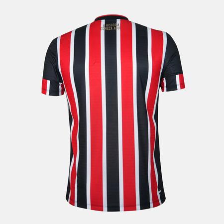Imagem de New Balance Camisa Away Spfc 2024 Torcedor Masculina Vermelho/Branco/Preto