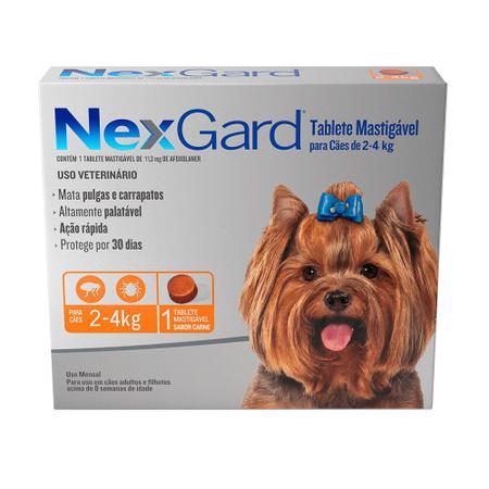 Imagem de Nexgard Antipulgas E Carrapatos Cães De 2 A 4kg