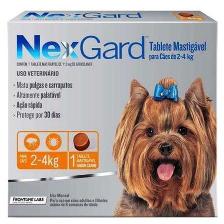 Imagem de NexGard tablets Mastigavel 2-4 kg