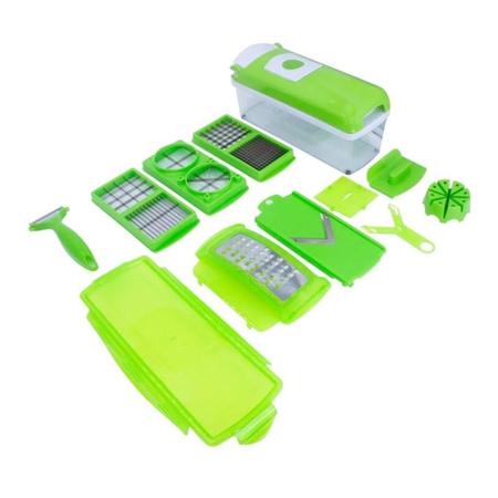 Imagem de Nicer Dicer Plus Fatiador Cortador Frutas Verduras Legumes 7 em 1 Envio Imediato