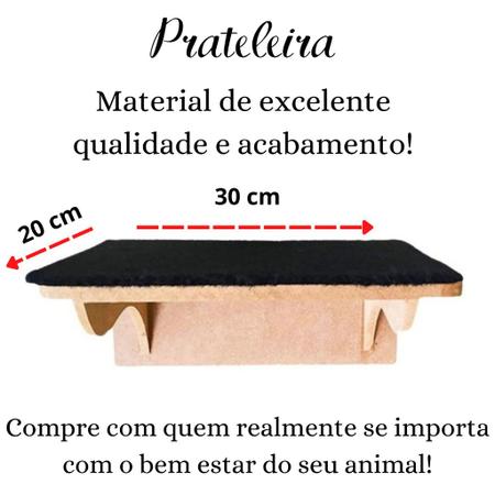 Imagem de Nicho Gatos 7 Pcs Toca Prateleira Escada Ponte Novidade