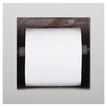 Imagem de Nicho Para Banheiro Em Porcelanato Polido Porta Shampoo Sabonete e Porta Papel Higiênico (Pietra 50)