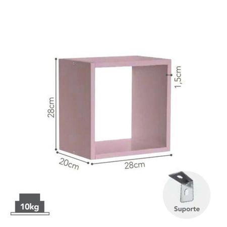 Imagem de NICHO SIMPLES ROSA QUARTZ KIDS ME LEVE 1,2x27x24,5x15cm PRAT-K