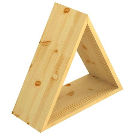 Nicho Triangular 30cm x30cmx10cm - Golden Artefatos Imagem de Nicho Triangular 30cm x30cmx10cm - Golden Artefatos