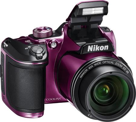 nikon coolpix purple camera