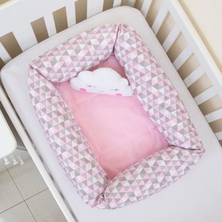 Imagem de Ninho Redutor de Berço Almofada Amamentação Amamentar Travesseiro 3 Peças