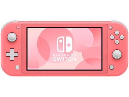 Nintendo Switch Lite 32GB Coral 5,5” - Console Nintendo Switch - Magazine  Luiza