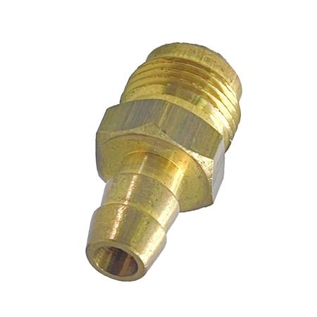 Imagem de Niple para Mangueira Latão 1/2" SAE Macho x 3/8" BM