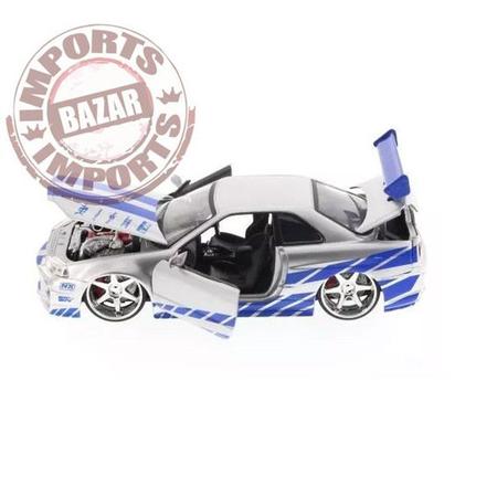 Nissan Skyline Gt-r Velozes E Furiosos 1:24 - Jada - Carrinhos e Cia -  Magazine Luiza