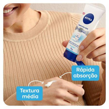 Imagem de NIVEA Creme para as mãos  3 em 1 Ação Antibac. 75g