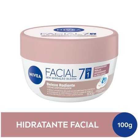 Imagem de NIVEA Hidratante Facial 7 em 1 Beleza Radiante 100g