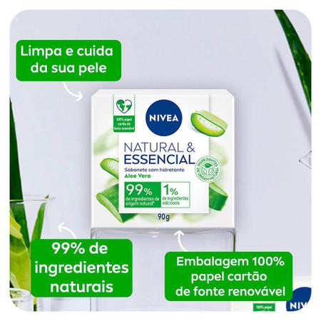 Imagem de NIVEA Sabonete Em Barra Natural E Essencial Aloe E Vera