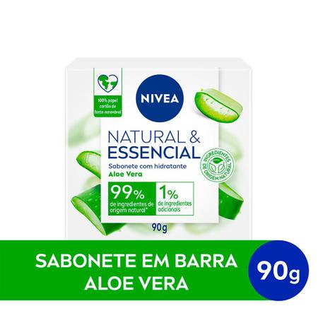 Imagem de NIVEA Sabonete Em Barra Natural E Essencial Aloe E Vera