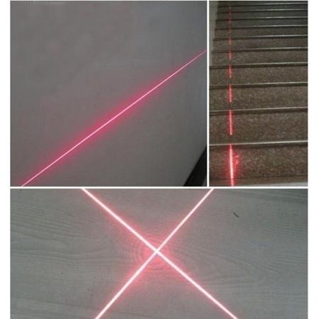Imagem de Nível À Laser C/ Luz Vertical, Horizontal e em Cruz + Trena + Nível Bolha