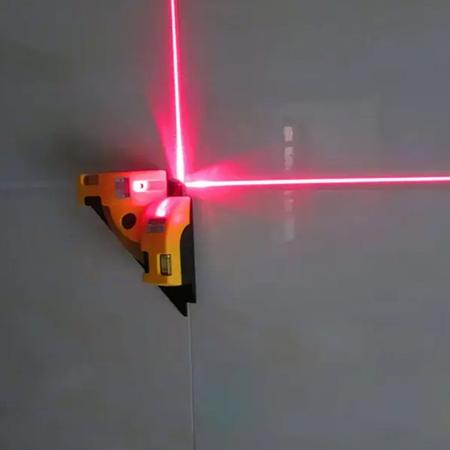 Imagem de Nivel laser 90 graus horizontal e vertical com prumo