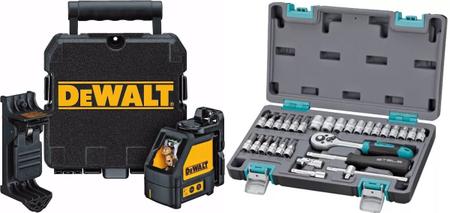 Imagem de Nivel Laser Dewalt Prumo Dw088k 2x1 Alta Precisão