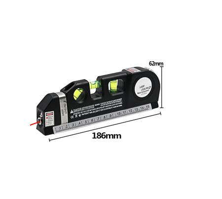 Imagem de Nivel Laser Level Pro 03 Trena Prumo 3 Pontos - Super Leve