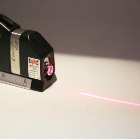 Imagem de Nível Laser Trena Esquadro Bolha Horizontal Vertical