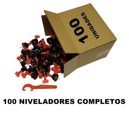 Imagem de Niveladores Reutilizáveis para ulejos - Kit com 100 Peças