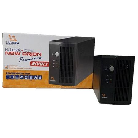 Imagem de No-Break C/Estabilizador 1200Va Bivolt Preto Lacerda