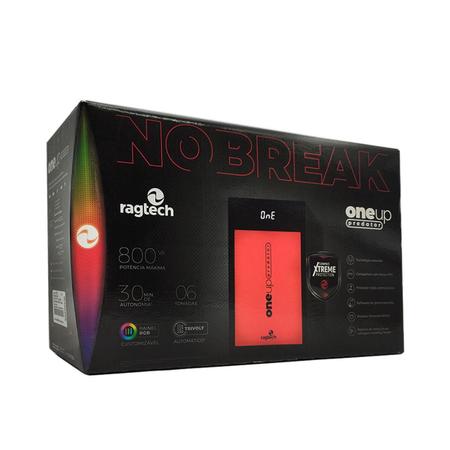 Nobreak Gamer 800VA Senoidal p/ Videogame Console PC Ragtech Predator