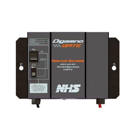 Imagem de Nobreak NHS Compact Plus Senoidal Digiseno 1250VA (Gate/24V+S/Bateria) E./S.Bivolt Portão Eletrônico