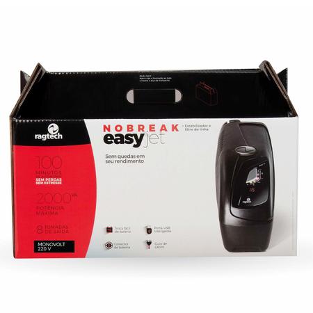 Nobreak 2000VA 1400W Engate + USB Ragtech Easy Jet