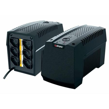 Imagem de Nobreak TS Shara UPS Mini, 700VA, Entrada Bivolt, Saída 115V, 6T, 1BS 5AH - 4541