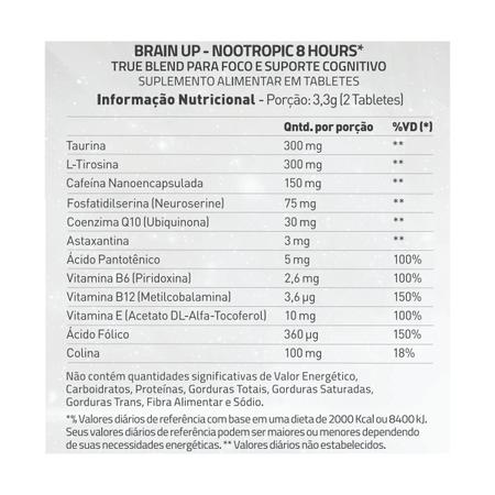 Imagem de Nootrópico Brain Up 60 Tabletes True Source