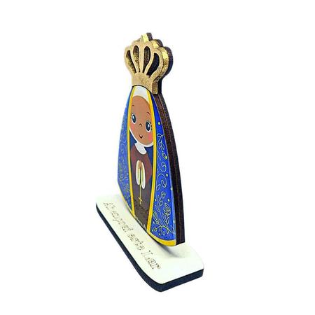 Nossa Senhora Aparecida Em Mdf Resinada Lembrancinha 13cm - Divinário Imagem de Nossa Senhora Aparecida Em Mdf Resinada Lembrancinha 13cm