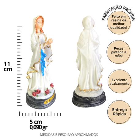 Imagem de Nossa senhora de lourdes 11x5 cm ref 12020