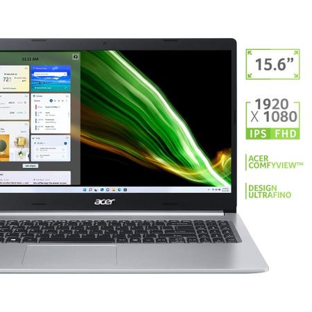 Imagem de Notebook Acer Aspire 5 A515-45-R760 AMD Ryzen 7 Windows 11 Home 8GB 256GB SSD 15,6' Full HD