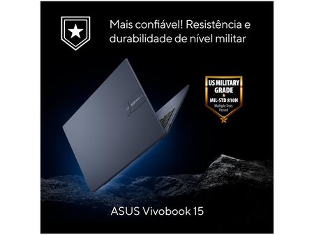 Imagem de Notebook ASUS Vivobook 15 X1504ZA-NJ982 Intel Core i5 8GB RAM SSD 256GB 15,6" Full HD Linux 90NB1021-M01EH0