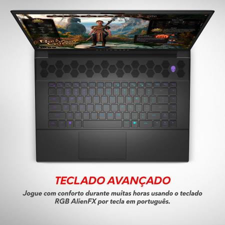 Imagem de Notebook Dell Alienware m16 AW16-i1300-M21P 16" QHD 13ª Geração Intel Core i9 32GB 1TB SSD RTX 4070 Windows 11