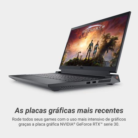 Imagem de Notebook Gamer Dell G15-i1300-M35P 15.6" FHD 13ª Geração Intel Core i5 16GB 512GB SSD NVIDIA RTX 3050 Windows 11