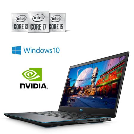 Imagem de Notebook Gamer Dell G3 3500-M40P 15.6" 10ª Geração Intel Core i7 16GB 512GB SSD NVIDIA RTX 2060 Windows 10