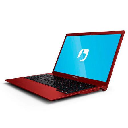 Imagem de Notebook Intel Atom Quad Core 4GB RAM 128GB eMMC Positivo Motion Q4128C 14.1" Windows 10 Vermelho