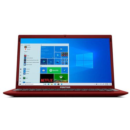 Notebook Intel Atom Quad Core 4GB RAM 64GB eMMC Positivo Motion Red Q464C 14,1" Windows 10 Home Imagem de Notebook Intel Atom Quad Core 4GB RAM 64GB eMMC Positivo Motion Red Q464C 14,1" Windows 10 Home