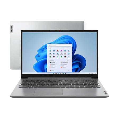 Imagem de Notebook Lenovo Core i3 256GB SSD 4GB RAM IdeaPad 1 15IAU7