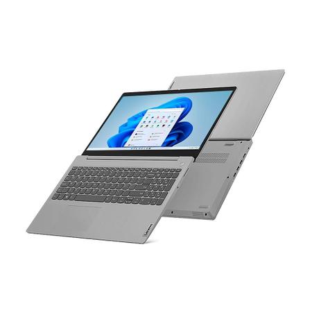 Imagem de Notebook Lenovo IdeaPad 3-15ITL, Intel Core I5-1135G7, 8GB RAM, SSD 512GB, 15.6 Full HD, Windows 11, Cinza - 82MD000WBR