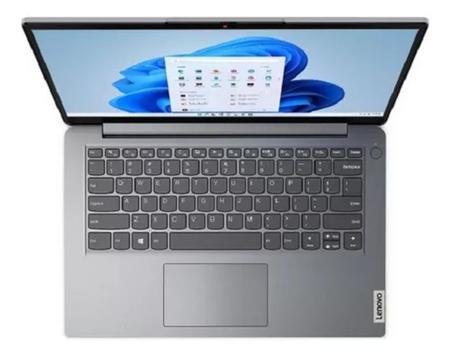 Imagem de Notebook Lenovo Intel 4gb + 128gb SSD Tela 14" Windows 11 - CINZA