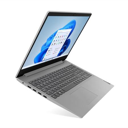 Imagem de Notebook Lenovo Ultrafino IdeaPad 3 Ryzen 7-5700U, 8GB, SSD 256GB, Windows 11, 15.6, Prata - 82MF0004BR