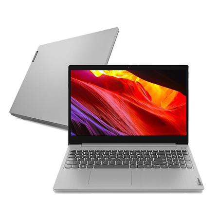 Imagem de Notebook Lenovo Ultrafino IdeaPad 3i-15IGL Intel Celeron N4020, 4GB RAM, 128GB SSD, Linux, Prata - 8