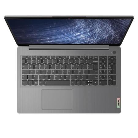 Imagem de Notebook Lenovo Ultrafino Ideapad Intel Core i3-10110U, 4GB, 256GB SSD, 15.6 HD, Linux, Prata - 82BS