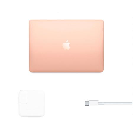 Imagem de Notebook MacBook Air Apple, Tela de Retina 13", M1, 8GB RAM, CPU 8 Núcleos, GPU 7 Núcleos, SSD 256GB, Dourado - MGND3BZ/A