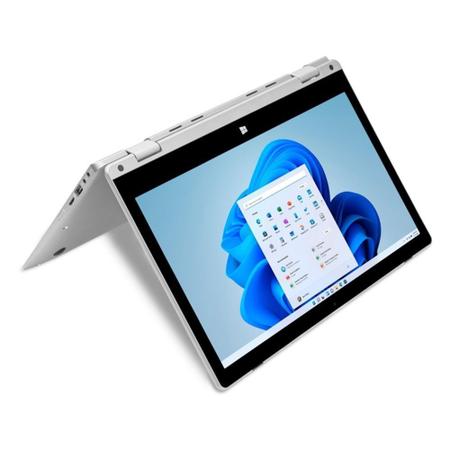 Imagem de Notebook Multilaser 2 em 1 Intel Celeron N4020, 4GB RAM, 64GB, Tela 11.6 HD IPS Touch, Prata - PC280